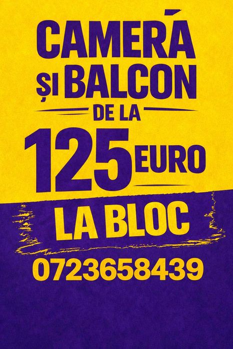 Proprietar ofer INCEPAND DE LA 125 de EURO,  1 cameră separată