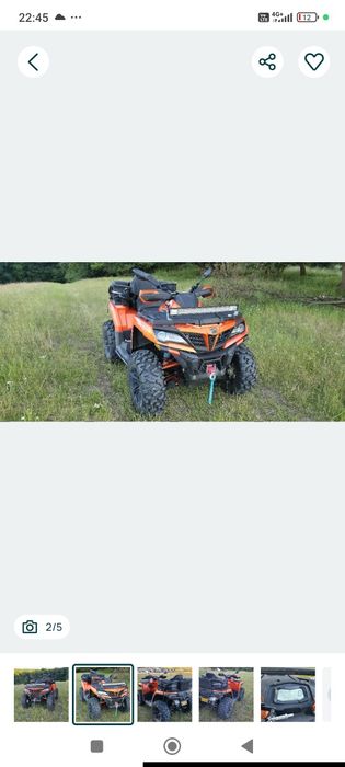 ATV cf moto 520L 2023