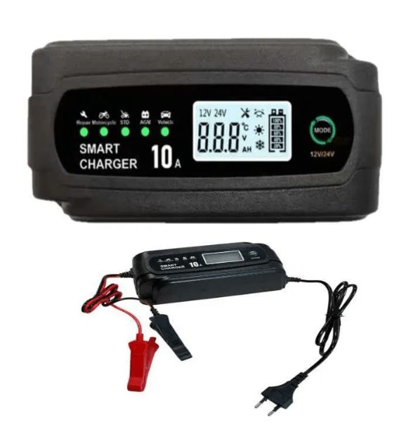 Зарядно №4053 SMART устройство за акумулатори 12/24V-10A
