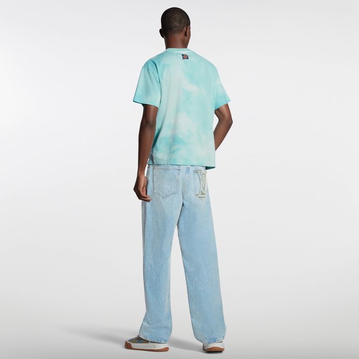 Мъжка тениска Louis Vuitton Tie -Dye  Printed T shirt