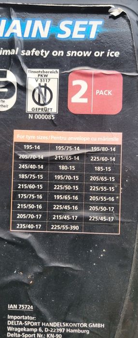 Lanțuri pentru zăpadă, ca noi!