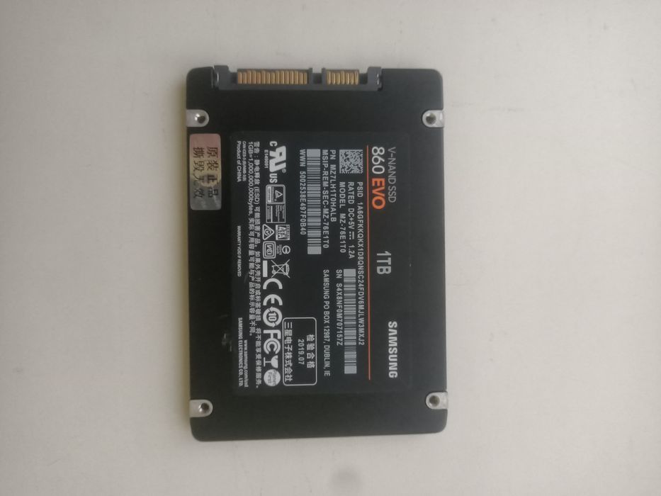 SSD Samsung evo 860 1 Тб