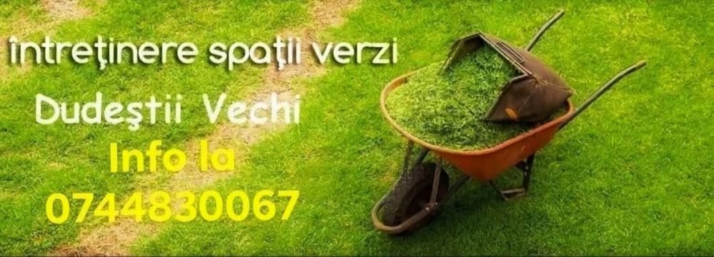 Intreținere spatii verzi livezi, gradini, semanat gazon, defrisari