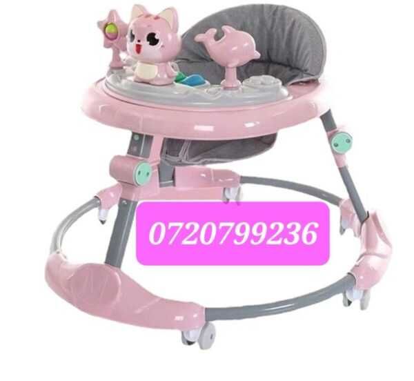 Premergator rotund cu jucarii,de la 6 luni