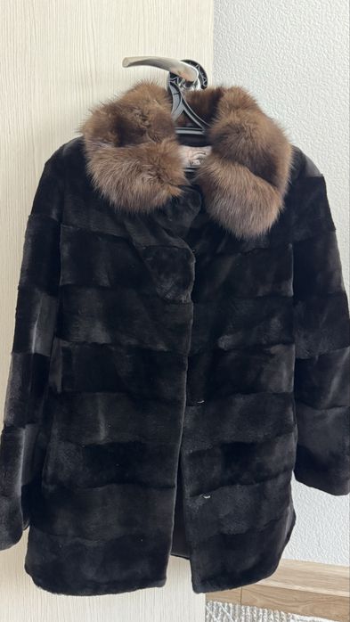 Шуба соболь стриженная норка