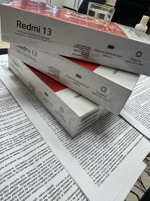 Xiaomi Redmi 13 6/128gb - чисто нови с 3 год. гаранция