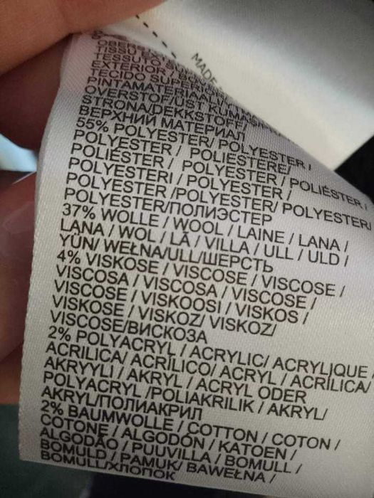 Чисто ново палто с вълна Mint & Barry.