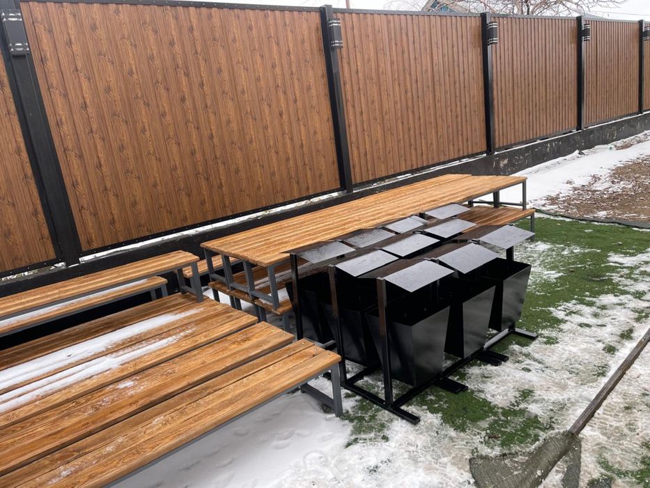 Садовая качеля.Лофт мебель.Урны.Лавочки