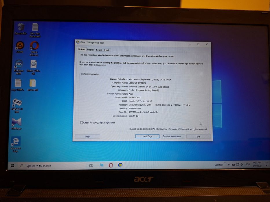 Laptop Acer de vanzare