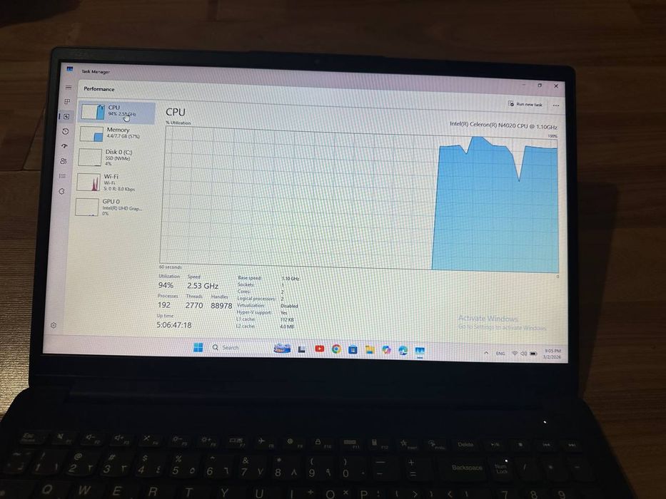 Arzon narxda Lenovo noutbuk sotiladi