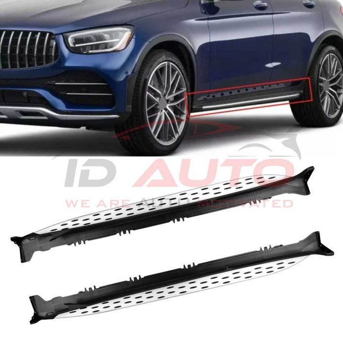 Странични степенки за Mercedes-Benz GLC SUV X253 (2015–2022) – Алуминиеви прагове