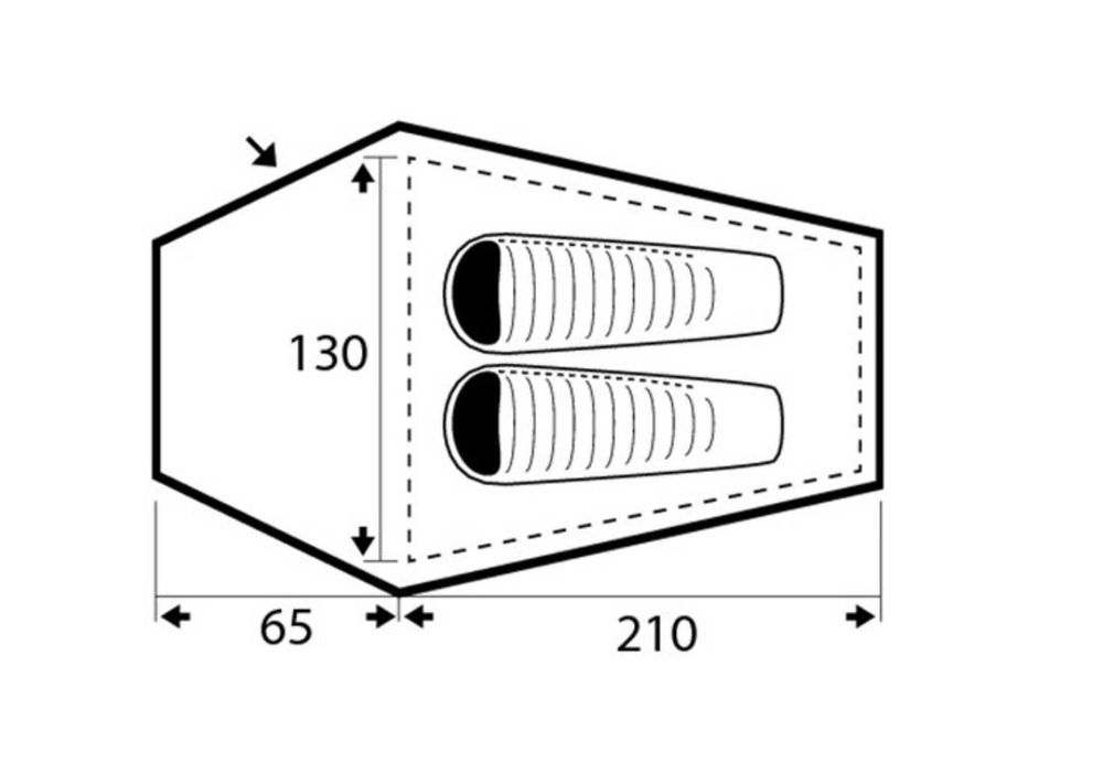Двуместна палатка Trimm Delta D