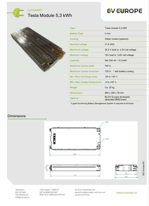 Батерия от Tесла Модел S