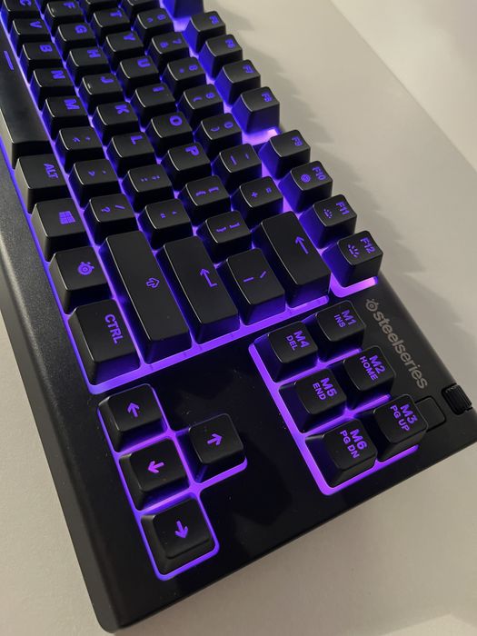 Гейминг клавиатура SteelSeries - Apex 3 TKL, RGB, US, черна