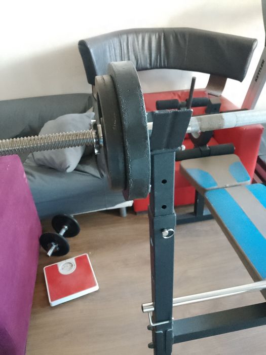 Комбинирана Лежанка с лост и тежести