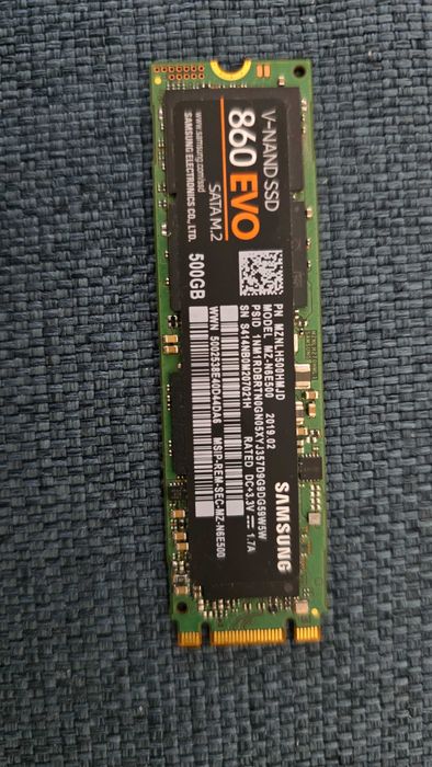 Samsung 860 EVO SATA M.2 SSD 500 GB Timisoara • OLX.ro