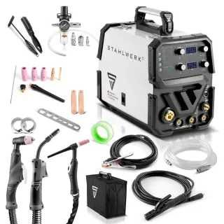 Комбинирана заваръчна машина 4 в 1 - STAHLWERK CTM-250 ST/ 40-200 A