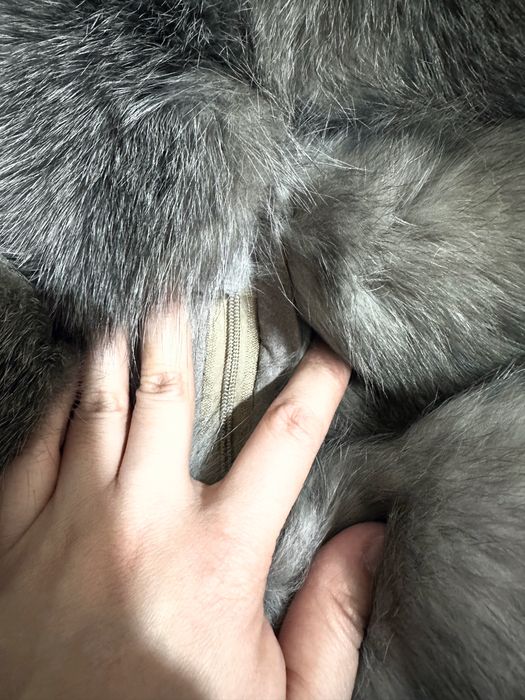 Шуба из песца 3/4 рукав