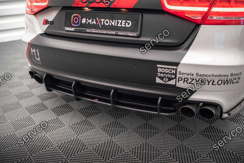 Prelungire difuzor bara spate Audi S8 D4 2012-2015 v7 - Maxton Design