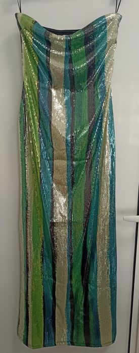 Рокля бюстие Topshop дълга