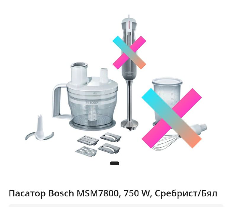 Блендер Bosch MSM7800 - резервни части