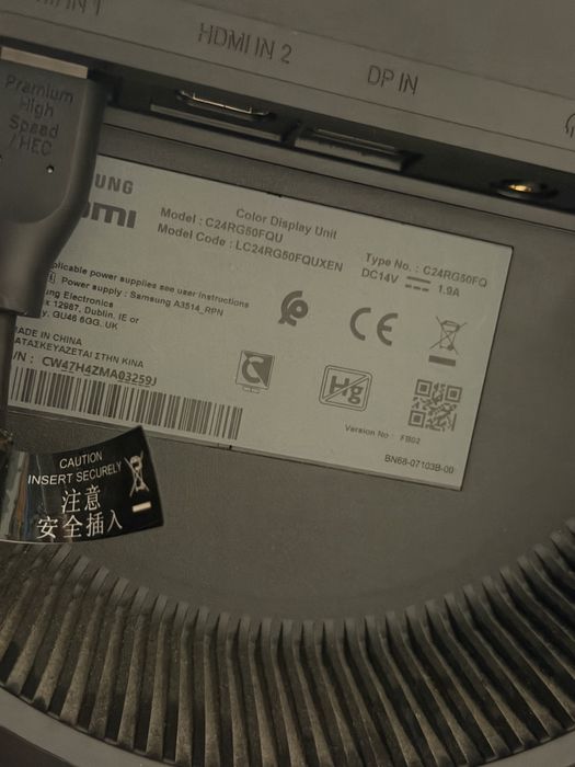 Monitor Samsung Curbat 144hz - 1080p