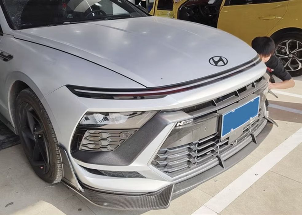 Накладка бампера Hyundai sonata 11