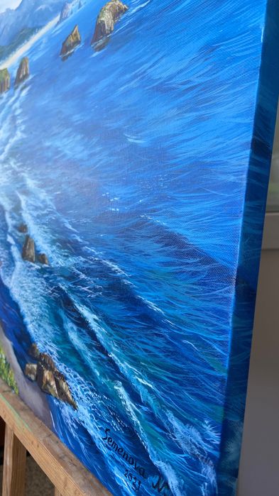 Картина море пляж