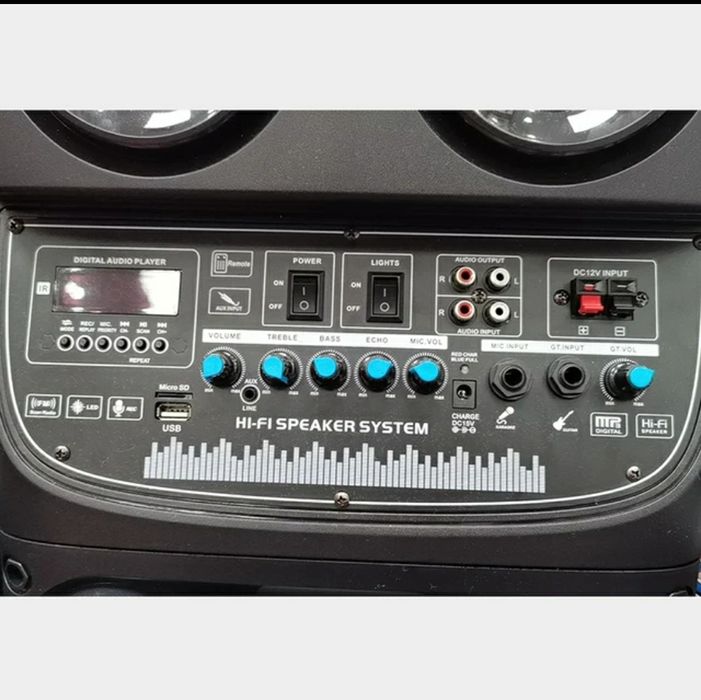 БЕПУЛ Доставка, АКЦИЯ Караоке Колонка AO-1021, 115см Симсиз Микрофонл