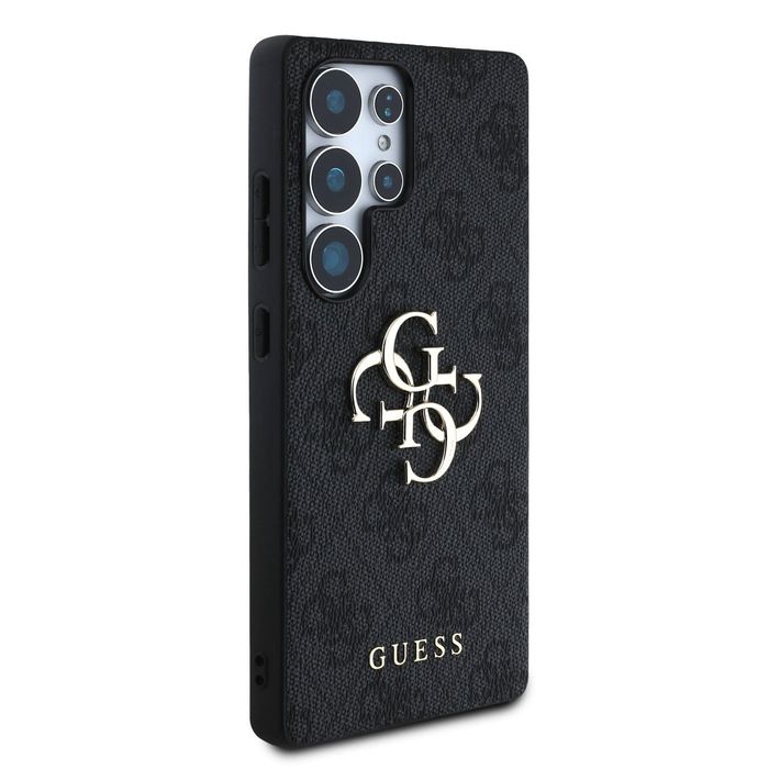 Кожен калъф GUESS Leather  Metal Logo Case за Samsung Galaxy S25 Ultra