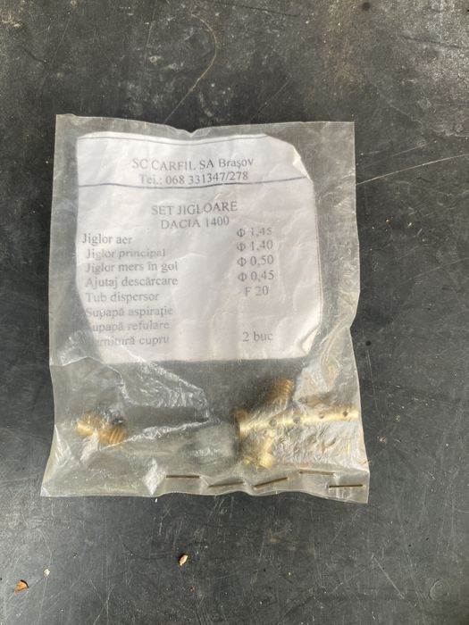 Set jiglere carburator Carfil Dacia 1300 1310 papuc 1.3 1.4 si 1.6