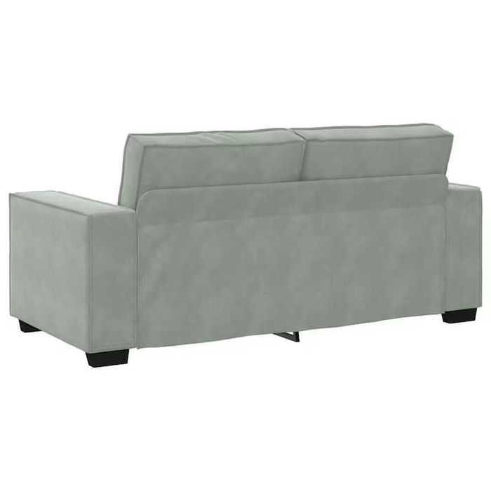 Canapea 3 locuri vidaXL Gri 140 180 cm Catifea 23.5 kg IKEA The Home KIKA XXXLUTZ Exotique Mobexpert Beliani PAL MDF Noua Oferta Ieftina