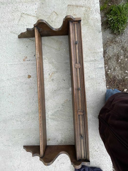 Polita blidar cu sertare model rustic recomandata pentru zona gratar