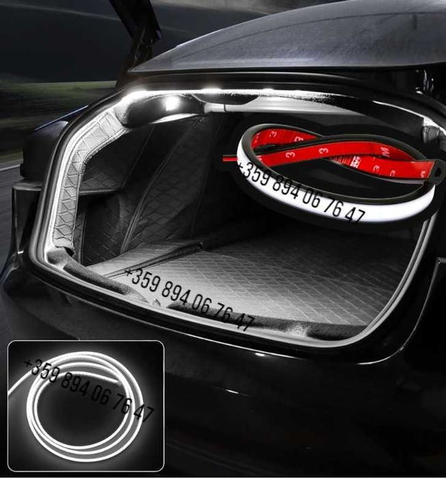 Лента за багажник, Лед осветление за кола, 52см, 12 V