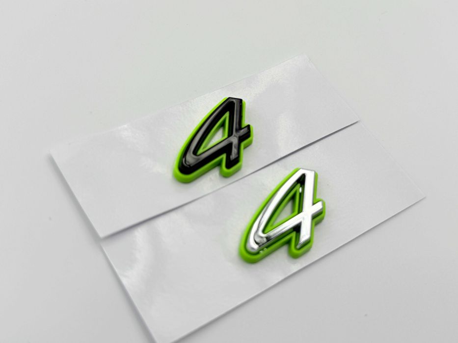 Emblema Compatibila PORSCHE 4 Hybrid crom