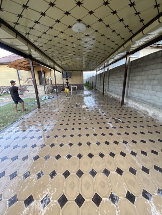 Укладка брусчатки