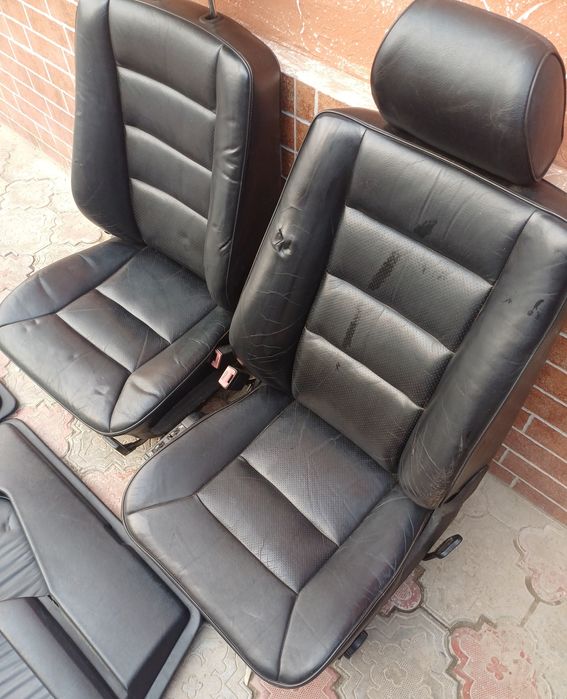 Кожанный салон w124