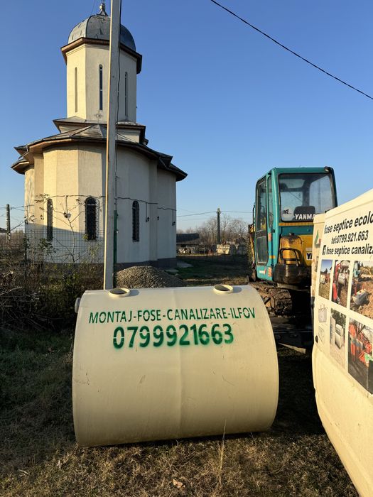 Fosa ecologica montaj bazin vidanjabil Ilfov Bucuresti