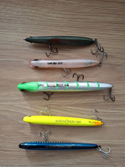 Set voblere pescuit in apa sarata Seabass