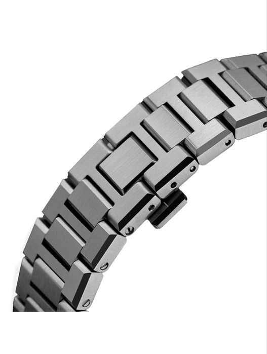 Curea metalica Apple Watch 1/2/3/4/5/6/7/SE/Nike+ - 44 mm, Argintiu