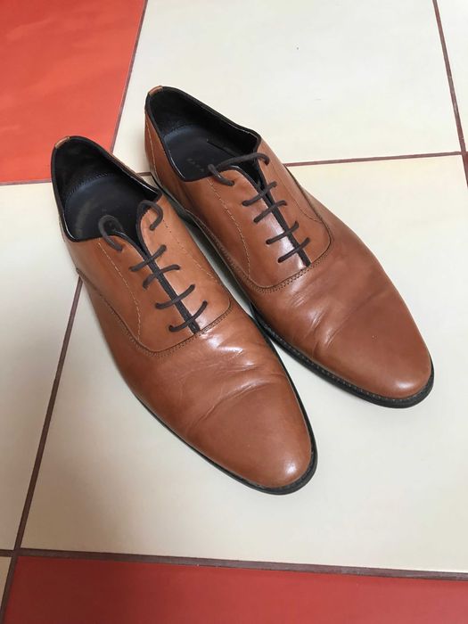 Vand doua perechi pantofi barbati_piele naturala_nr. 43