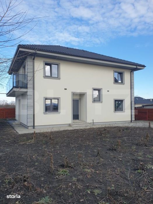 Casa moderna semifinisata la doar 20 km de cluj in Jucu de Mijloc P+E