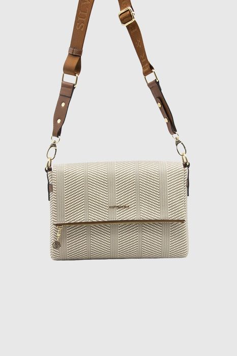 НОВО! ЛИКВИДАЦИЯ! Дамска чанта с прехлупващ капак Silver&Polo