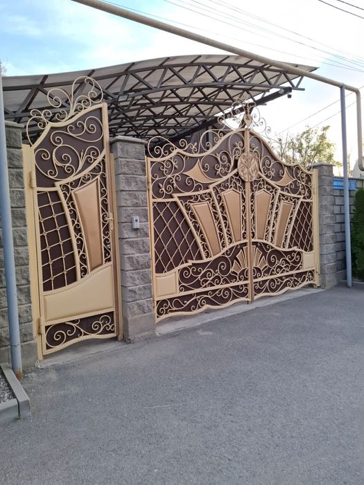Изготовление ворот и навесов под ключ , Автоматика Алматы