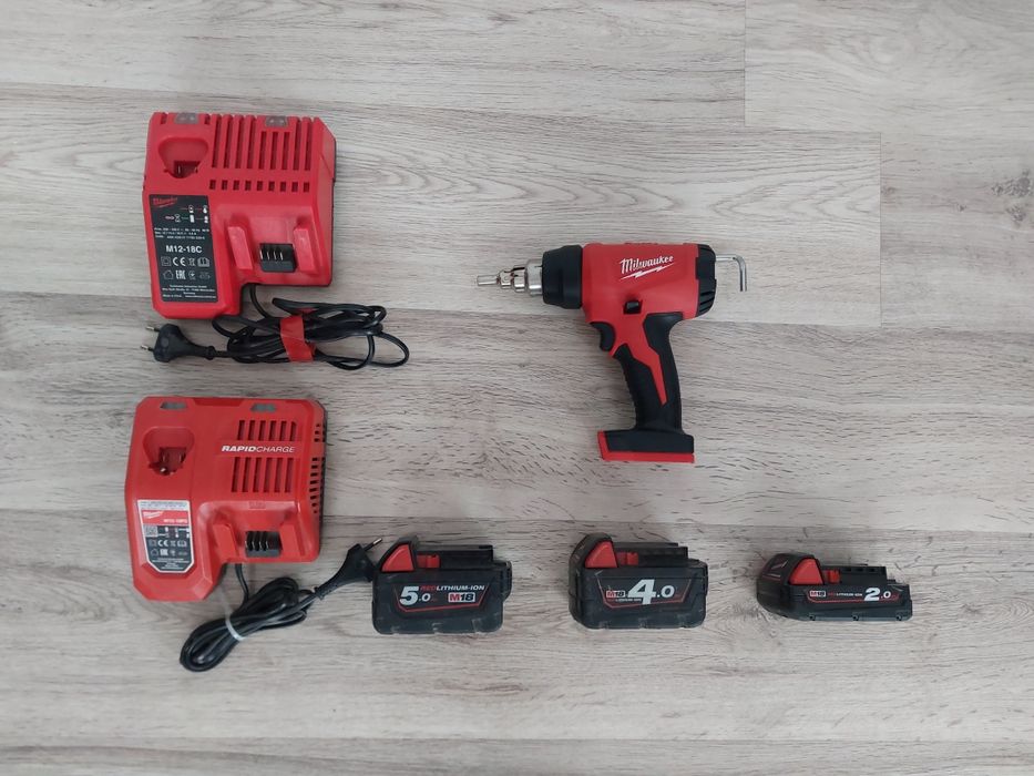 Pistol aer cald milwaukee M18 BHG, stare perfectă