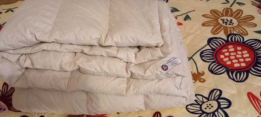 Завивка с естествен пълнеж от гъши пух и пера