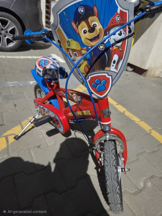 Vand bicileta copii Paw Patrol