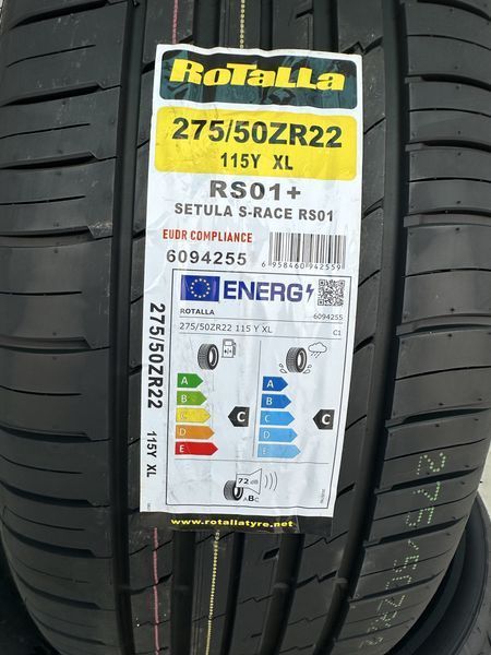 Нови летни гуми ROTALLA RS01+ 275/50R22 115Y XL НОВ DOT БОРД 2755022