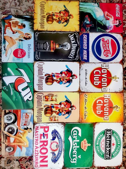 Tablii metalice vintage 20 x 30 cm