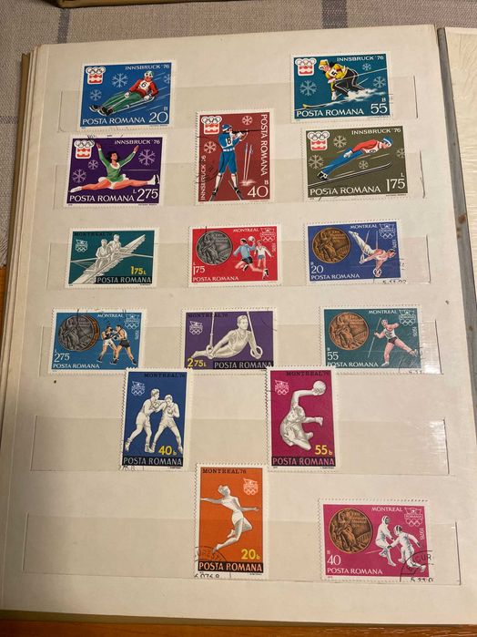 Vand clasor cu timbre vechi romanesti.